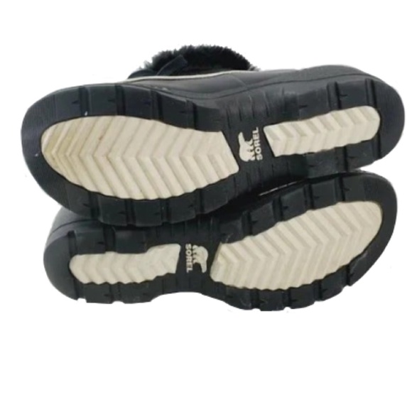 Sorel Tivoli III High Black Suede Leather Mid-Calf Lace Up Winter Snow Boots - Picture 13 of 14